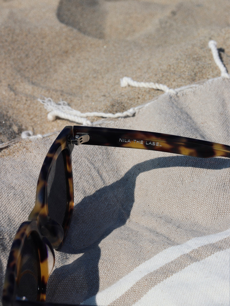 MALAGA SUNGLASSES - TORTOISE BLACK